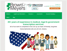 Tablet Screenshot of brownmeyers.com